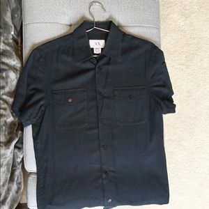 Armani Exchange basic black shirt